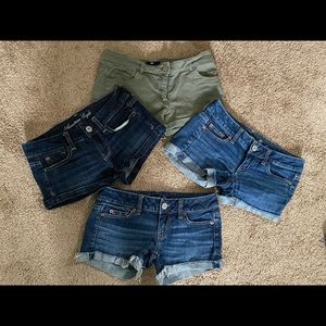 SPRING BREAK SHORTS! 4 pair of AE/H&M shorts